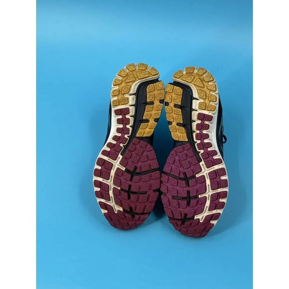 Brooks Ghost 8 Women’s 9 B Running Shoes Peacoat Purple Teal 1201931B431